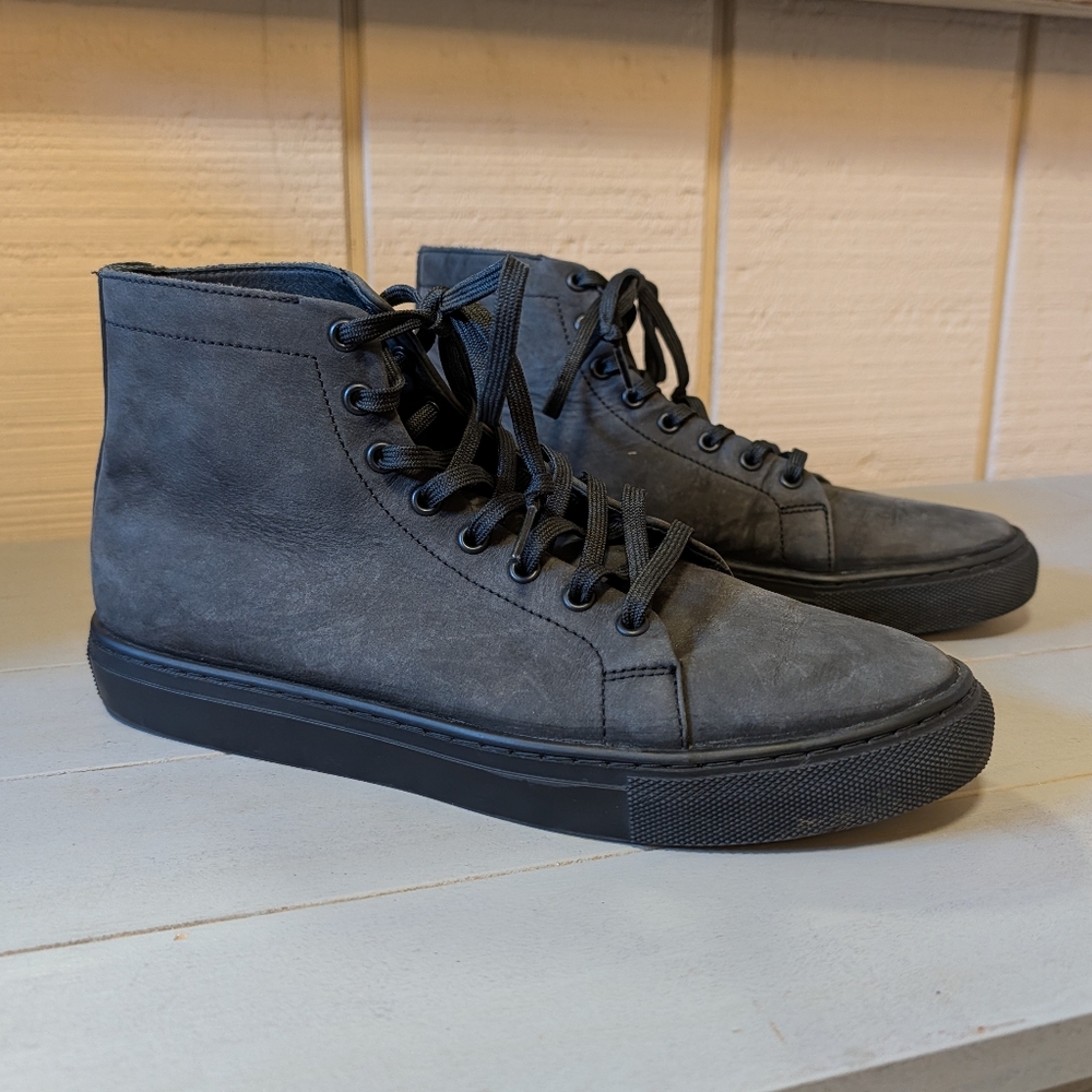Thursday Boot Co. Premier‎ High Top Sneakers Matte Black  Men's 8